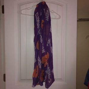 Clemson infinity scarf